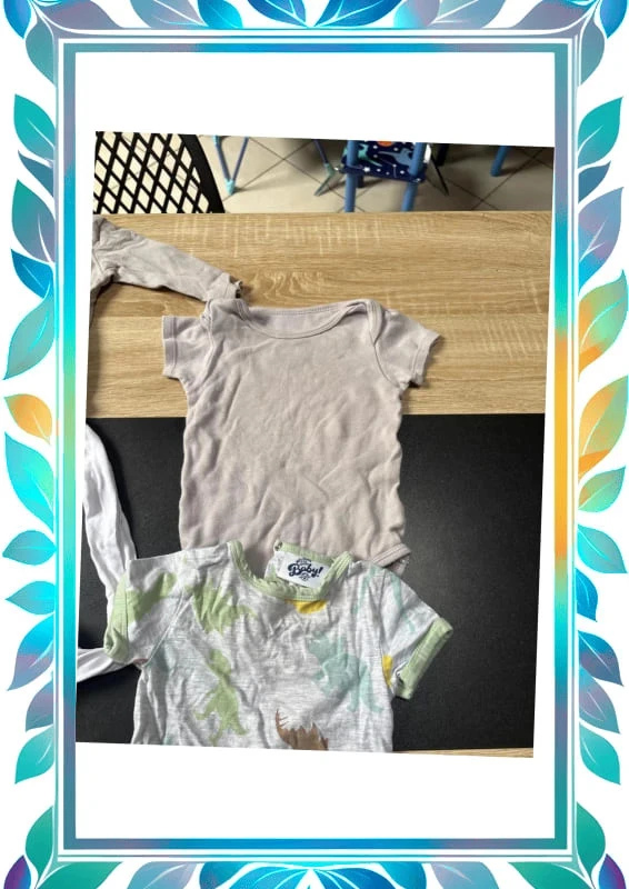 Lot body's met lange en korte mouwen 6 maanden – photo 7